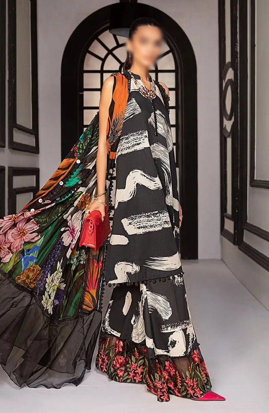 Maria B Unstitched M Prints Eid Edit Vol 02 - Design 05 A