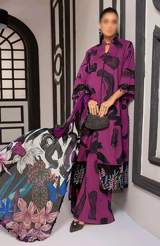 Maria B Unstitched M Prints Eid Edit Vol 02 - Design 05 B