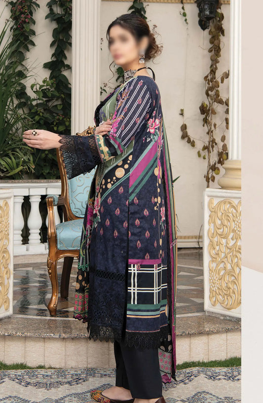 Mashaal Exclusive Digital Embroidered Collection 2024 - D-06