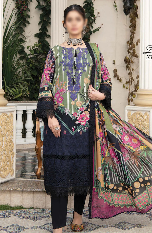 Mashaal Exclusive Digital Embroidered Collection 2024 - D-06