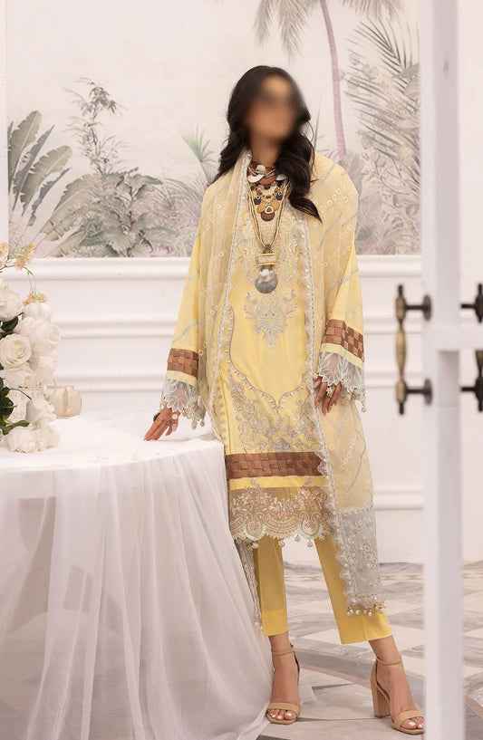 Minha Luxury Lawn Collection 2024 - D 06 A ILLARA