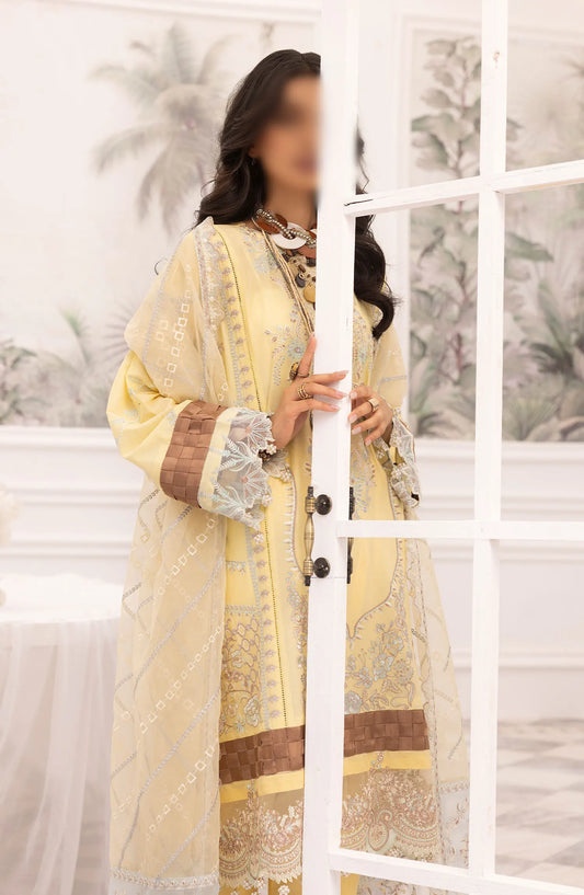 Minha Luxury Lawn Collection 2024 - D 06 A ILLARA