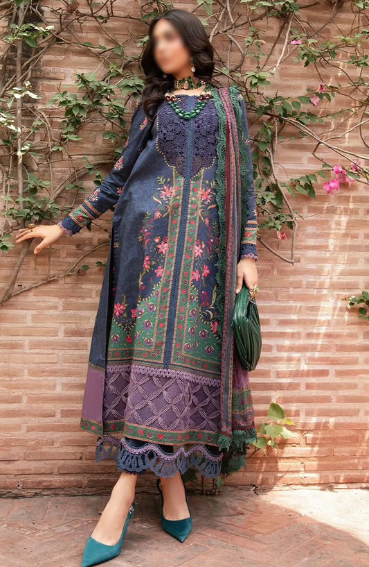 Maria B Unstitched M Prints Eid Edit Vol 02 - Design 06 B