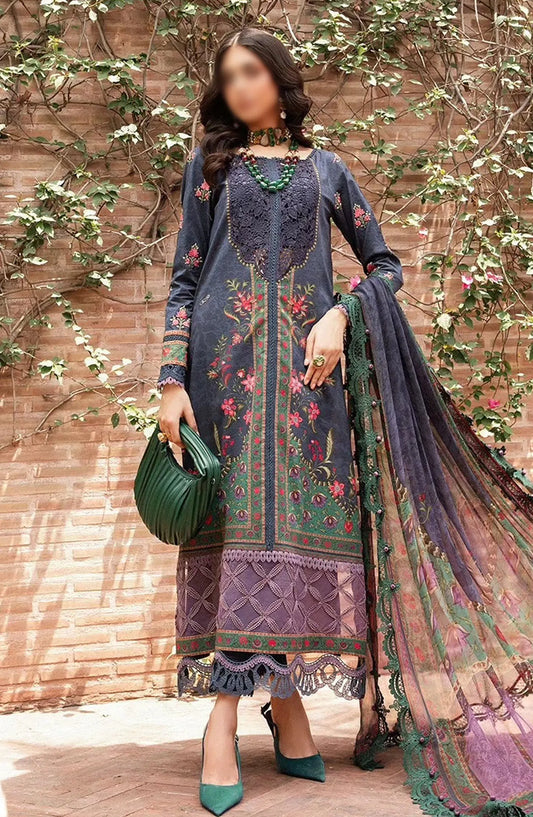 Maria B Unstitched M Prints Eid Edit Vol 02 - Design 06 B