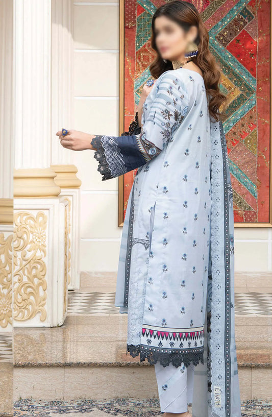 Mashaal Exclusive Digital Embroidered Collection 2024 - D-07