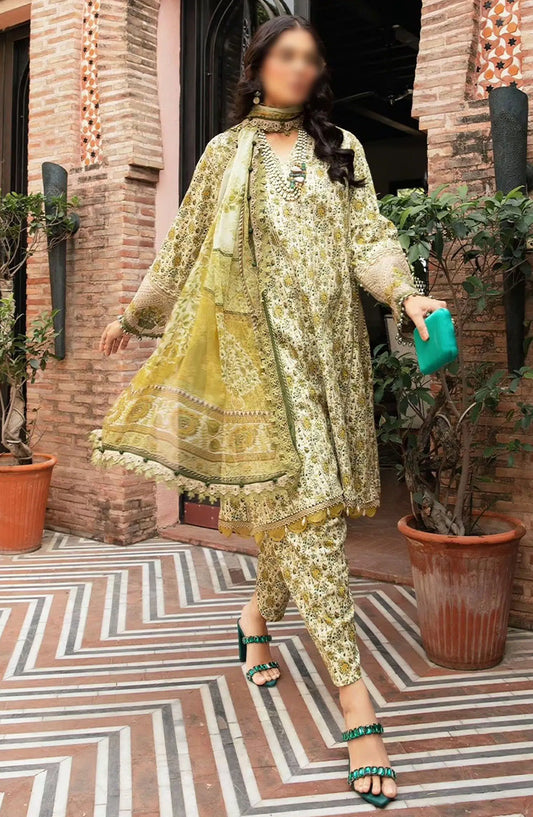Maria B Unstitched M Prints Eid Edit Vol 02 - Design 07 A