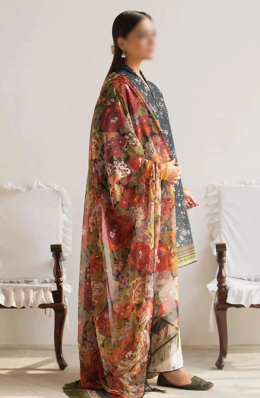 Coco Prints By Zara Shahjahan Collection 2024 - D 07 AFSANA