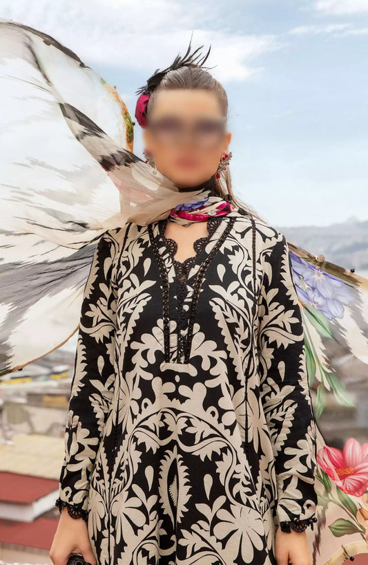 Maria B Unstitched M.Prints Fall Edit 2024 - D 07 B