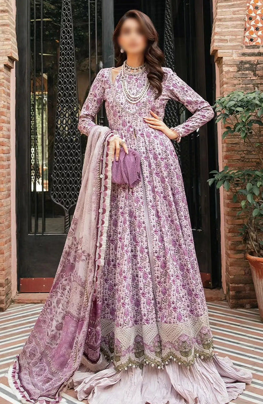 Maria B Unstitched M Prints Eid Edit Vol 02 - Design 07 B