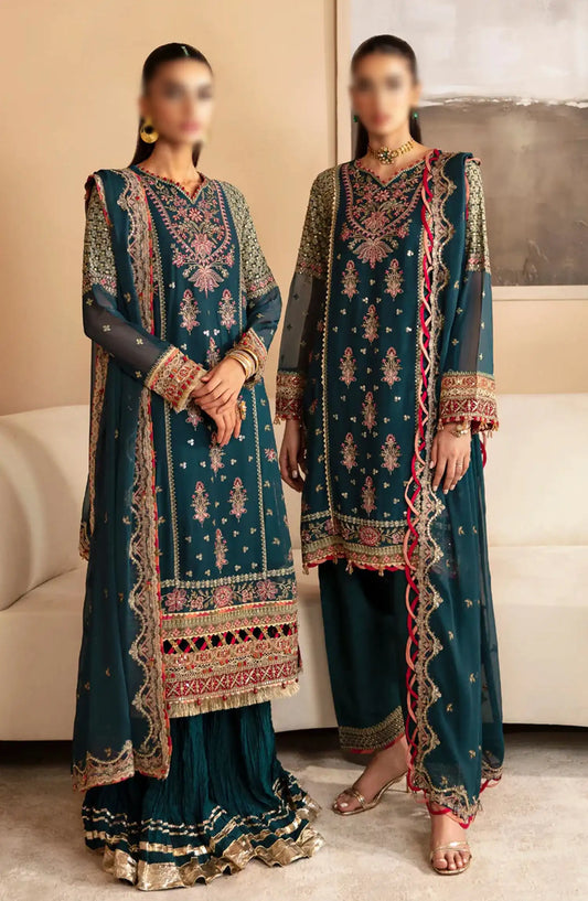 Xenia Raahi Unstitched Luxury Collection 2024 - D 08 NEHMAT