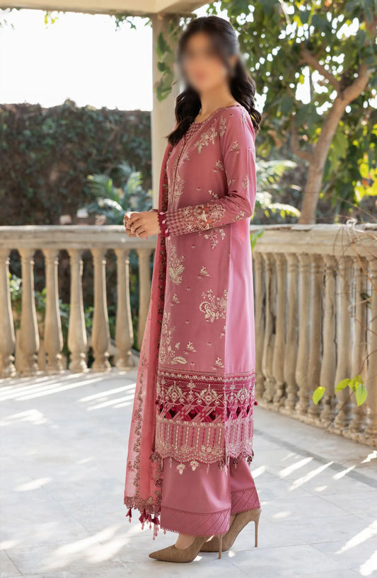 Farasha Bahaar Embroidered Lawn Collection - D 07 Rose Garland