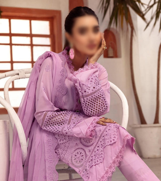 Mahee's Exclusive Elegant Embroidered Swiss Unstitched Collection Design 08
