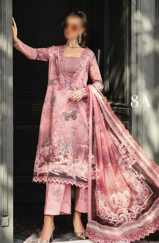 Maria B Unstitched M.Prints Fall Edit 2024 - D 08 A