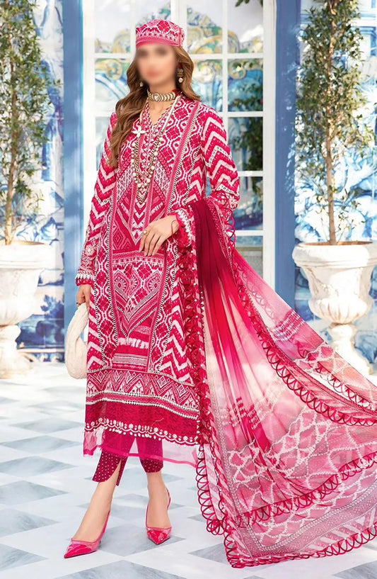Maria B Unstitched M Prints Eid Edit Vol 02 - Design 08 A