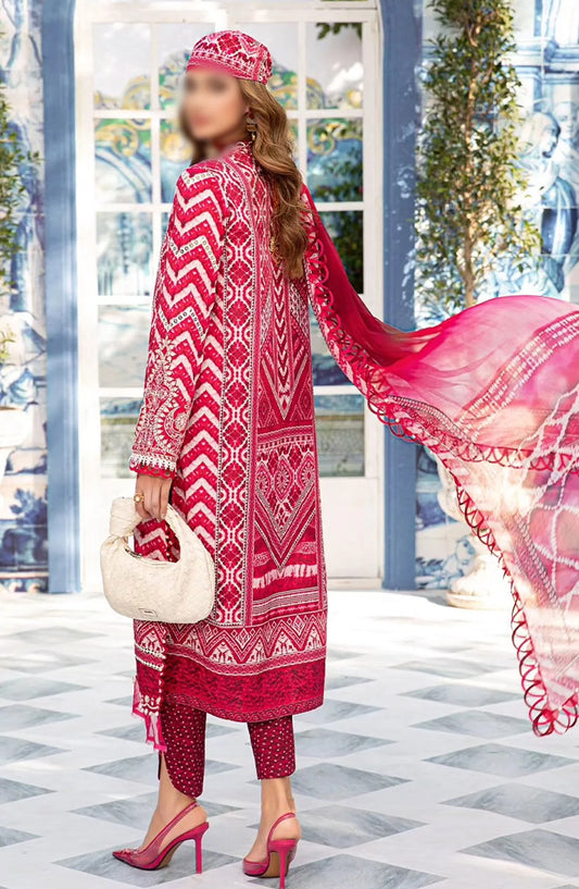 Maria B Unstitched M Prints Eid Edit Vol 02 - Design 08 A