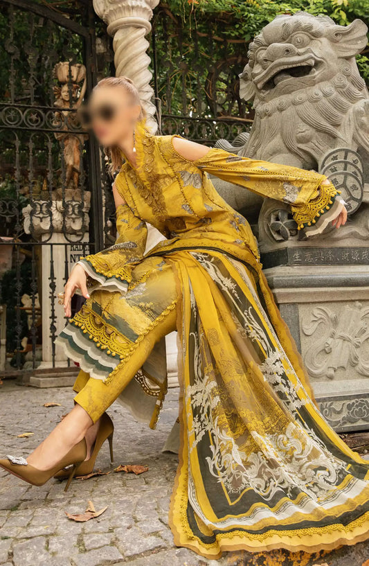 Maria B Unstitched M.Prints Fall Edit 2024 - D 08 B