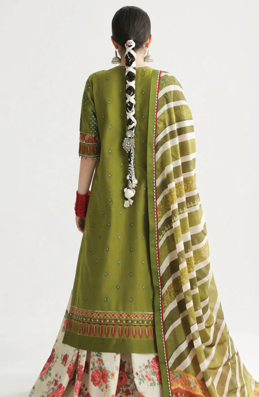 Zara ShahJahan Unstitched Lawn SS Collection 2024 - D 08 B AAINA