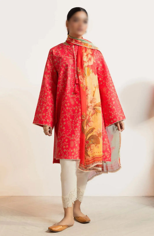 Coco Prints By Zara Shahjahan Collection 2024 - D 08 CHAMBELI