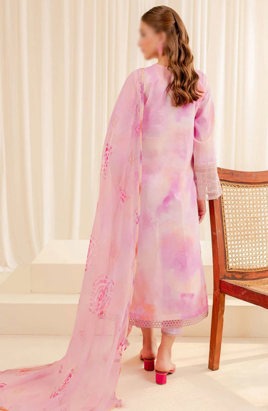 Farasha Printed Essentials Summer Collection 2024 - D 08 Peony