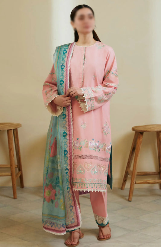 Zara ShahJahan Coco Lawn Collection 2024 - D 08A ZOYA
