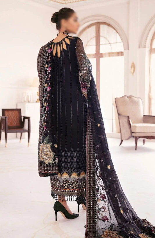 Baroque Chantelle Embroidered Collection - D 09 Garnet