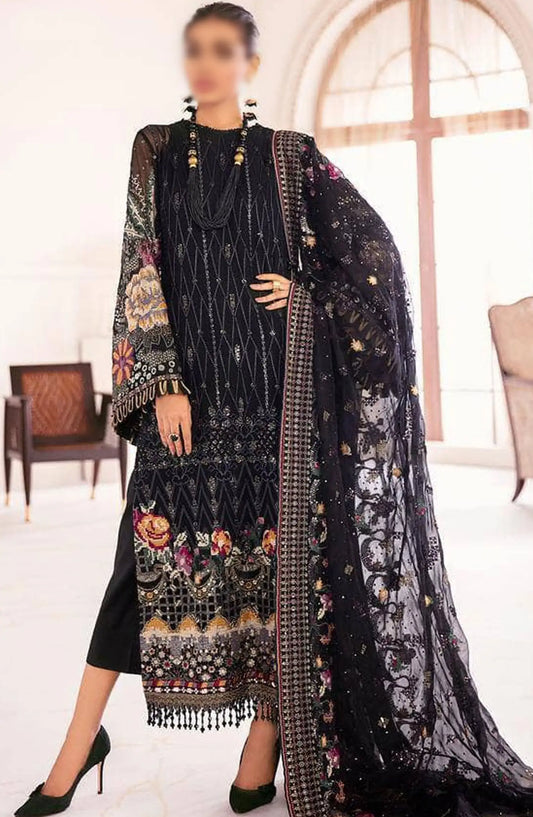 Baroque Chantelle Embroidered Collection - D 09 Garnet