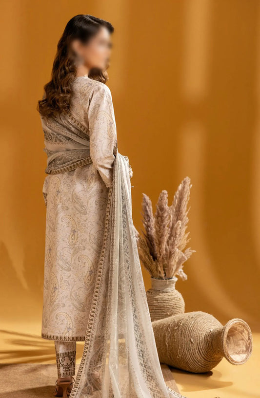 Alizeh Maahi Embroidered Print Lawn Collection 2024 - D 09 HIRA