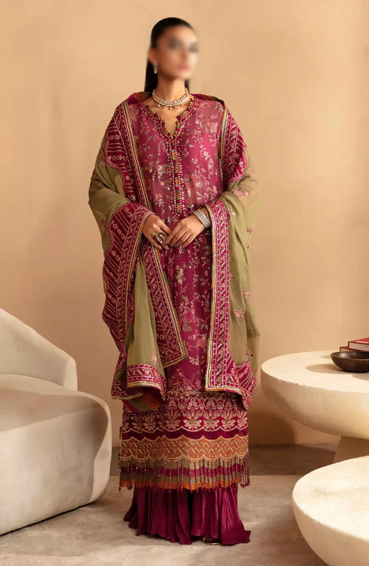 Xenia Raahi Unstitched Luxury Collection 2024 - D 09 NALIKA