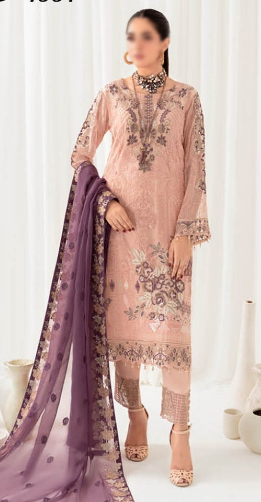 D 1007 Ramsha Rangoon Luxury Bamber Chiffon Collection Vol 10 2023