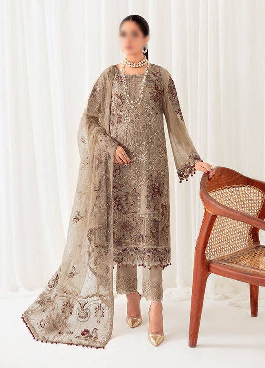 D 1009 Ramsha Rangoon Luxury Bamber Chiffon Collection Vol 10 2023