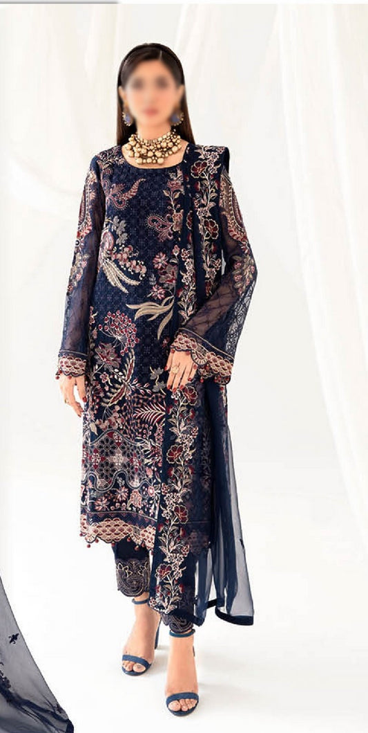 D 1011 Ramsha Rangoon Luxury Bamber Chiffon Collection Vol 10 2023