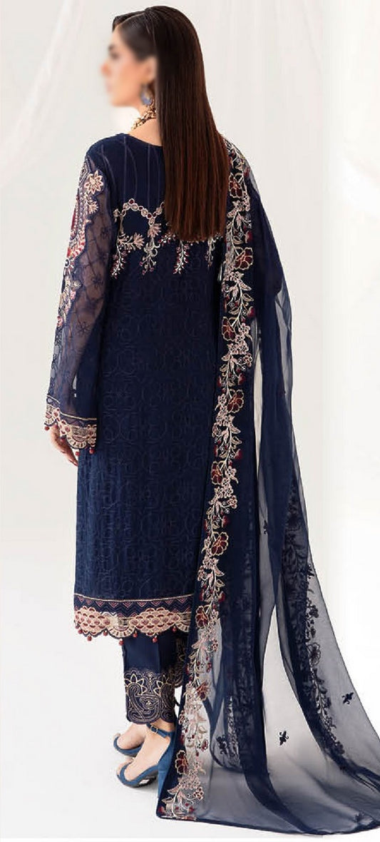 D 1011 Ramsha Rangoon Luxury Bamber Chiffon Collection Vol 10 2023