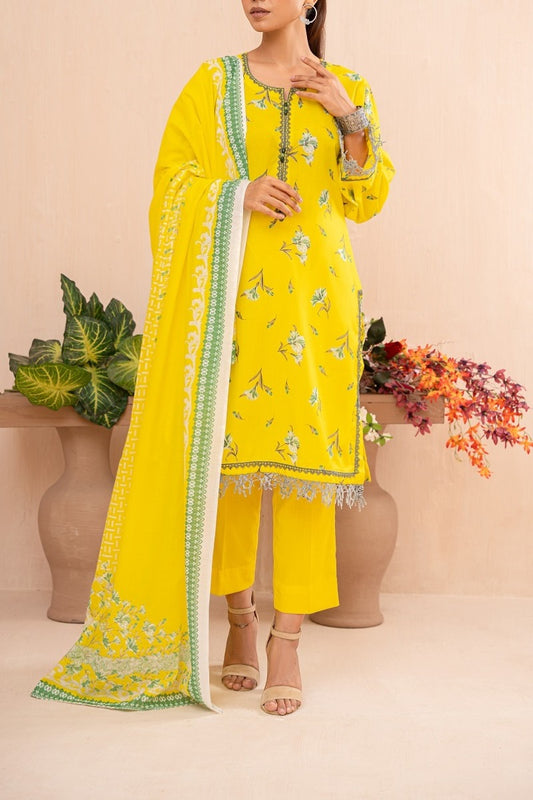 Amna Khadija Wrinkle Free Prints Vol 17 - D 1097 C