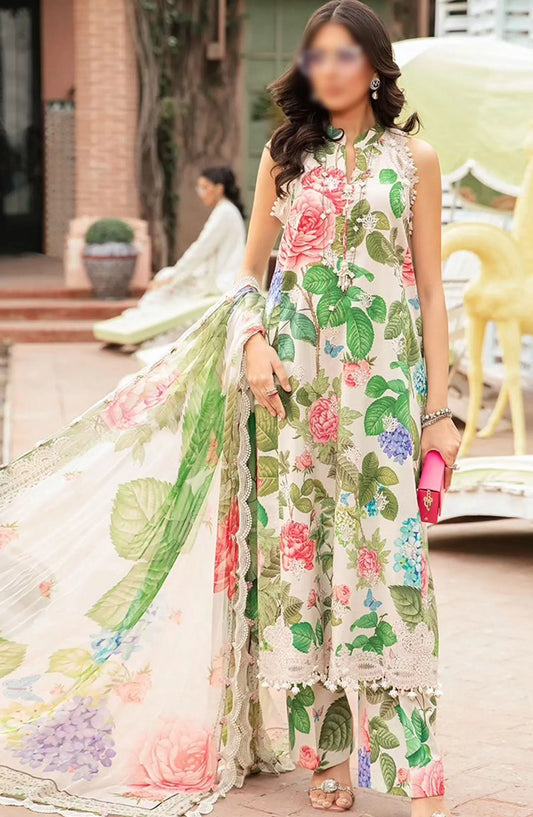 Maria B Unstitched M Prints Eid Edit Vol 02 - Design 10 A