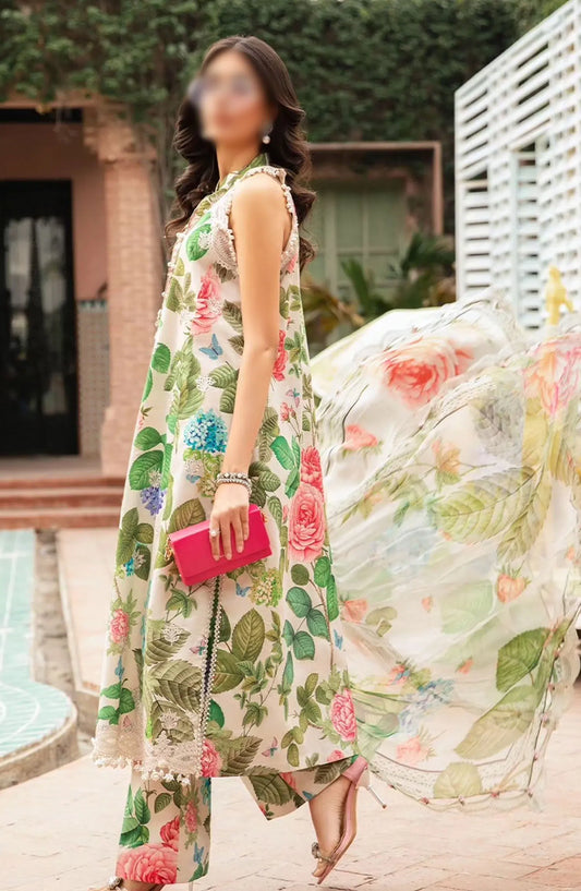 Maria B Unstitched M Prints Eid Edit Vol 02 - Design 10 A