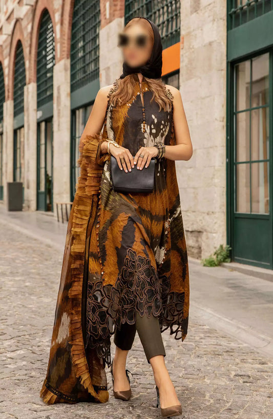 Maria B Unstitched M.Prints Fall Edit 2024 - D 10 B