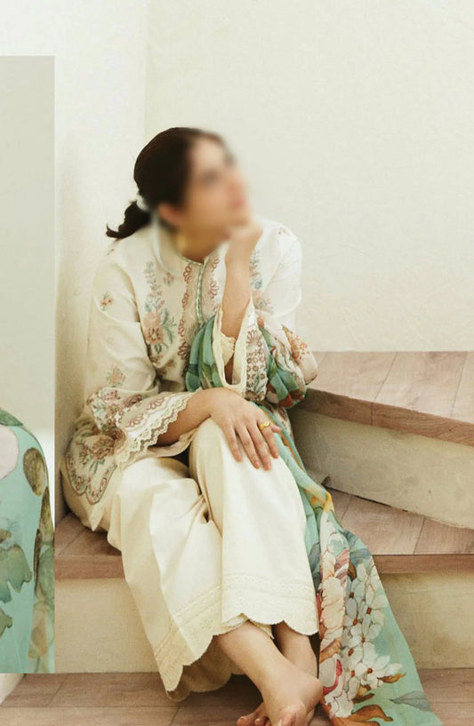 Coco Eid Edit By Zara ShahJahan - D 10 Ivory