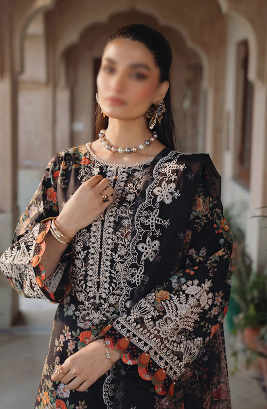 Xenia Farozaan Unstitched Lawn 2024 - D 10 TABANI