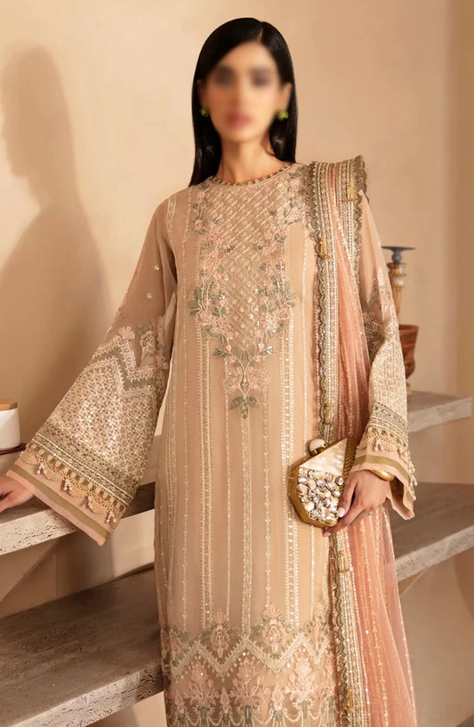 Xenia Raahi Unstitched Luxury Collection 2024 - D 10 TOYAM