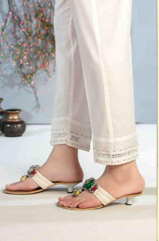 TROUSERS Stitched Cotton Trousers Collection 2022 By Tawakkal Fabrics D 1174 B