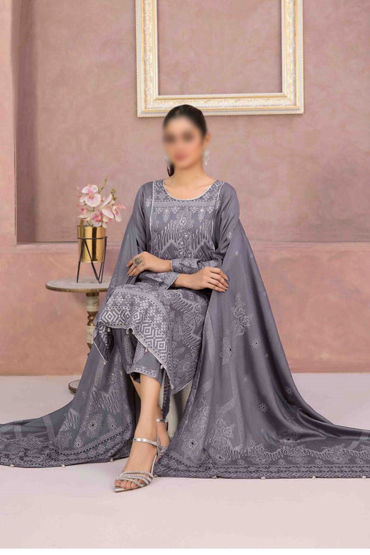 ZIRWA Staple Zari Broshia Banarsi 3-Piece Collection 2023 - D 1179