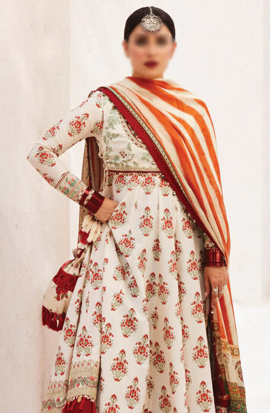 Zara ShahJahan Unstitched Lawn SS Collection 2024 - D 11 B ANARKALI