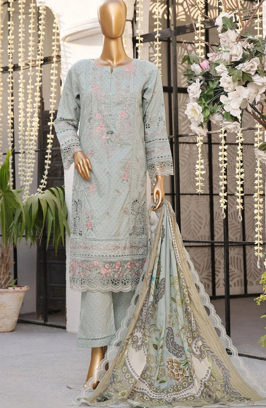 Sadabahar Premium Embroidered Printed Lawn Collection 2024 - D 1237 FEROZI