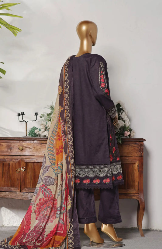 Sadabahar Premium Embroidered Printed Lawn Collection 2024 - D 1247 PURPLE