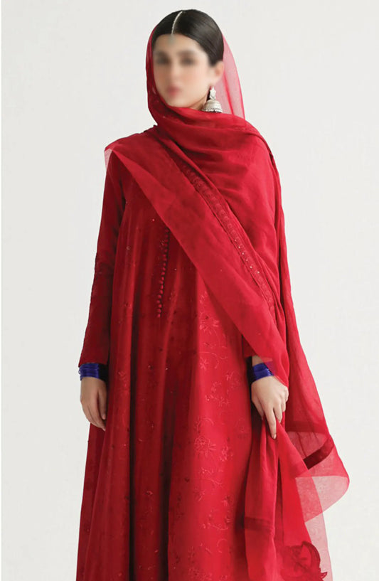 Zara ShahJahan Unstitched Lawn SS Collection 2024 - D 12 A DEENA
