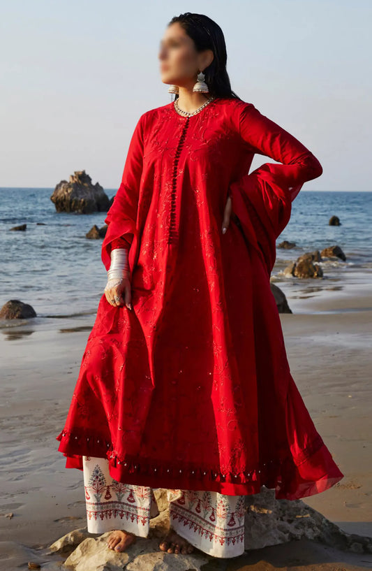 Zara ShahJahan Unstitched Lawn SS Collection 2024 - D 12 A DEENA
