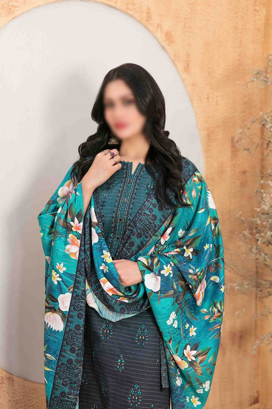 Noriza - Embroidered Digital Khaddar Collection - D 1305