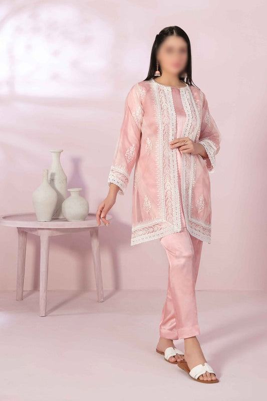 D 1375 -AMRYN Stitched Fancy Embroidered Organza 2 PCs Collection 2023