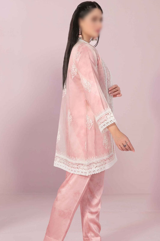 D 1375 -AMRYN Stitched Fancy Embroidered Organza 2 PCs Collection 2023