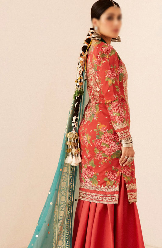Zara ShahJahan Unstitched Lawn SS Collection 2024 - D 13 B PHOOLKARI